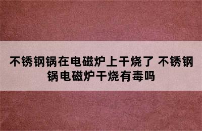 不锈钢锅在电磁炉上干烧了 不锈钢锅电磁炉干烧有毒吗